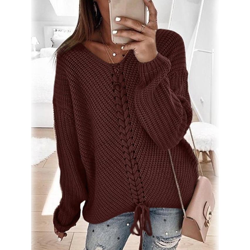Women's Ribbed Knit Long Sleeve Lightweight Tunic Top