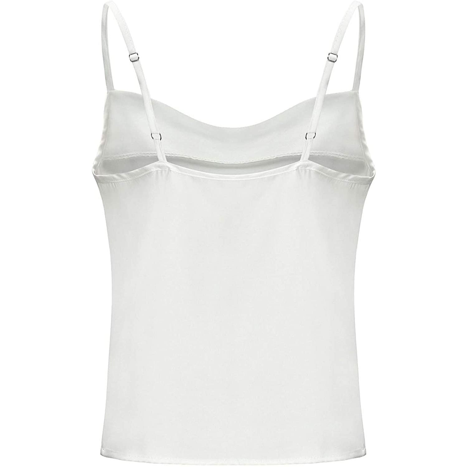 Women's Spaghetti Strap V-Neck Satin Suspender